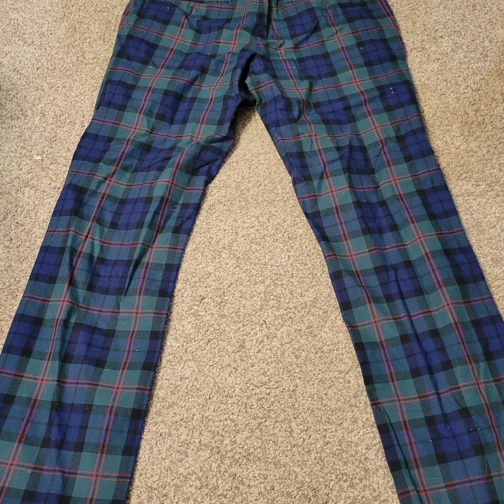 Men's vineyard Vines plaid pants 33x30